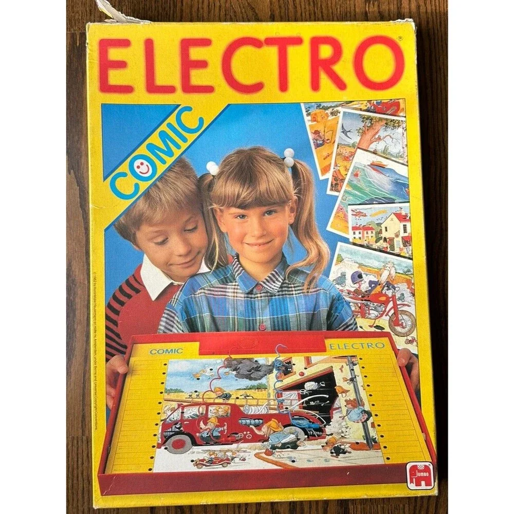 Comic Electro Game 1982 Jumbo Not Tested As-IS vintage toy